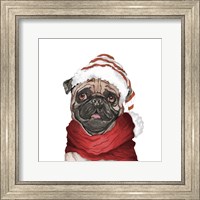 Holiday Pug Fine Art Print