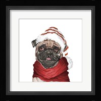 Holiday Pug Fine Art Print