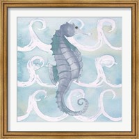 Azure Sea Creatures III Fine Art Print