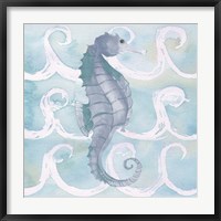 Azure Sea Creatures III Fine Art Print
