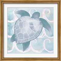 Azure Sea Creatures II Fine Art Print