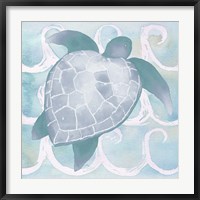 Azure Sea Creatures II Fine Art Print