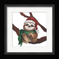 Christmas Sloth I Fine Art Print