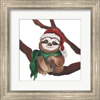 Christmas Sloth I Fine Art Print