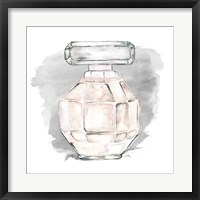 Perfume Bottle with Watercolor II Fine Art Print