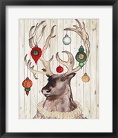 Christmas Reindeer I Framed Print