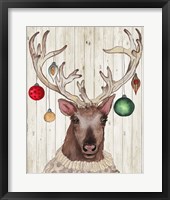 Christmas Reindeer II Framed Print