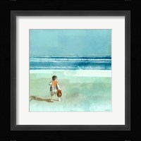 Beach Day Throwing Fine Art Print