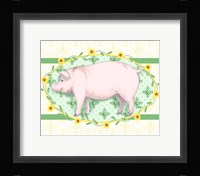 Piggy Wiggy I Framed Print