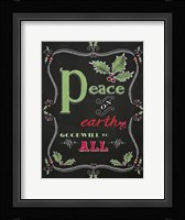 Noel Chalk Art V Fine Art Print