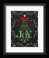 Noel Chalk Art VI Fine Art Print