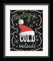 Snow Chalk Art I Fine Art Print