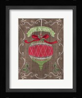 Noel Burlap Art I Fine Art Print