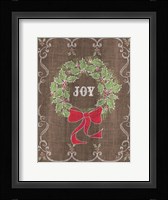 Noel Burlap Art III Fine Art Print