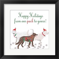 Woof Holiday Pack I Fine Art Print