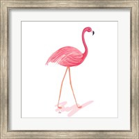 Flamingo Walk III Fine Art Print