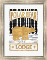 Winter Lodge Sign I Fine Art Print