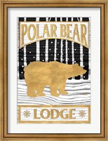 Winter Lodge Sign I Fine Art Print
