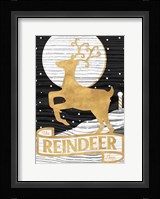 Winter Lodge Sign II Framed Print