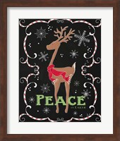 Peace on Earth Deer Fine Art Print