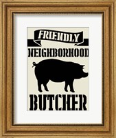 Neighborhood Butcher Fine Art Print