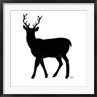 Deer Silhouette Fine Art Print