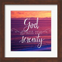 God Grant Me Serenity Fine Art Print