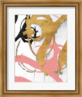 Rose Gold Strokes I Fine Art Print