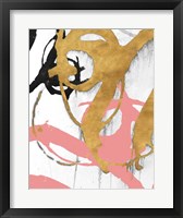 Rose Gold Strokes I Fine Art Print