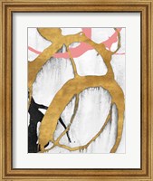 Rose Gold Strokes II Fine Art Print