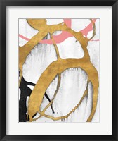 Rose Gold Strokes II Fine Art Print