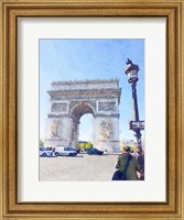 Watercolor Streets of Paris I Fine Art Print