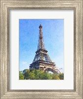 Watercolor Streets of Paris II Fine Art Print
