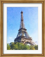 Watercolor Streets of Paris II Fine Art Print