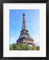 Watercolor Streets of Paris II Fine Art Print