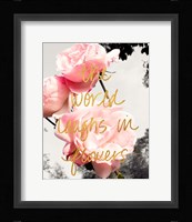 Love Blooms II Framed Print