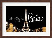 Let's Fly To Paris Fine Art Print