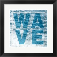 WAVE Framed Print