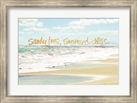 Sandy Toes, Sunkissed Nose Fine Art Print