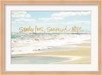 Sandy Toes, Sunkissed Nose Fine Art Print