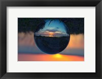Sunset Droplet View Fine Art Print