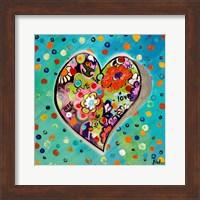 Neon Hearts of Love III Fine Art Print