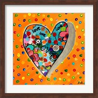 Neon Hearts of Love IV Fine Art Print