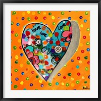 Neon Hearts of Love IV Fine Art Print
