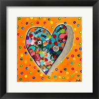 Neon Hearts of Love IV Fine Art Print