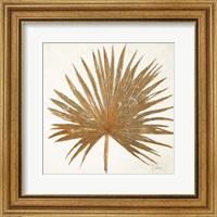 Golden Leaf Palm I Fine Art Print