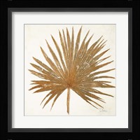 Golden Leaf Palm I Framed Print