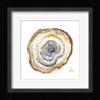 Agate Watercolor I Framed Print