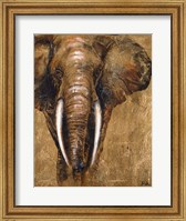 Gold Elephant Fine Art Print