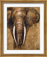 Gold Elephant Fine Art Print